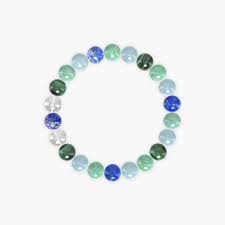 Green Aventurine & Lapis Lazuli Bracelet- Luck & Wisdom