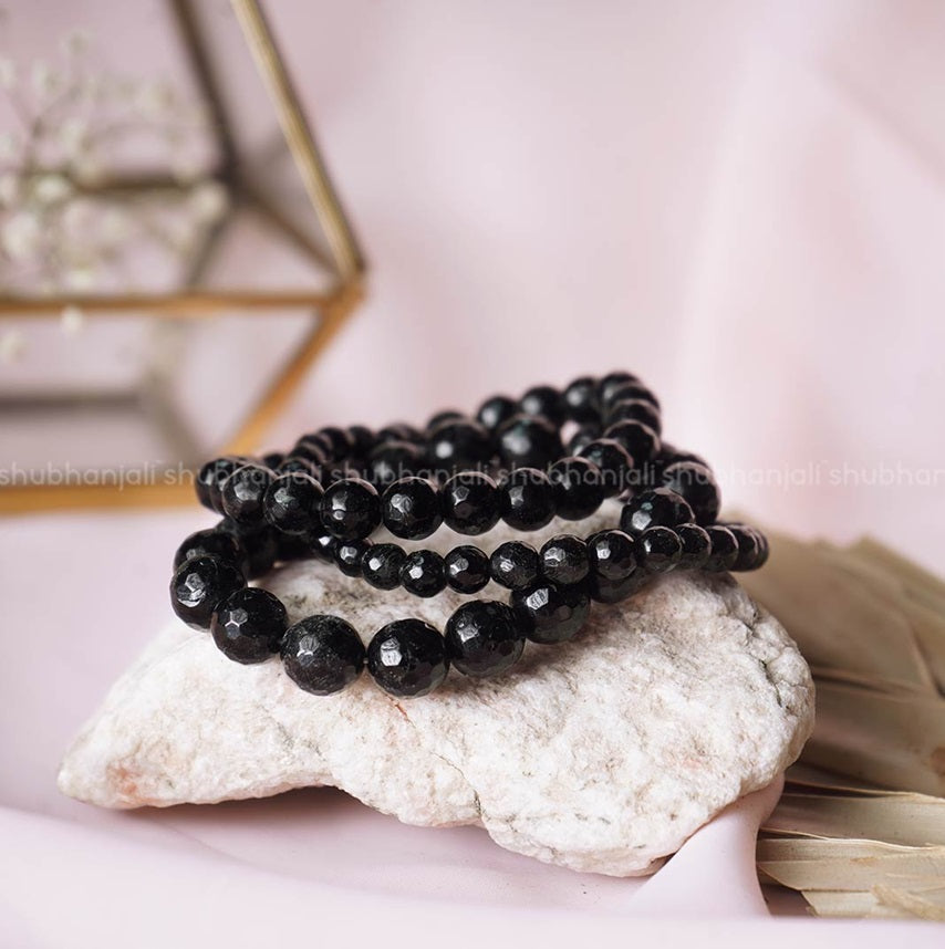 Black Tourmaline Bracelet - Protection & Grounding